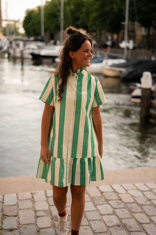 6720 vert stripe dress trend