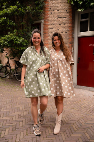 tan dress bella dot mint – foto 2