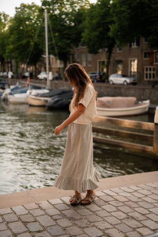 9001 little block skirt kaki – foto 3