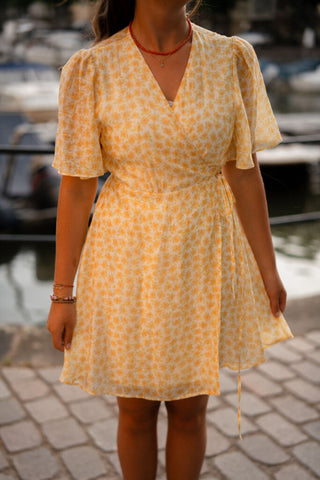 majo 29627 dress bostone yellow flower – foto 2