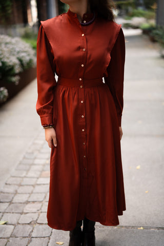 dress terracotta laura