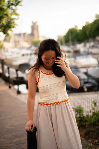 daphne 1601 top orange/red wave – foto 2