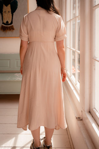 2732-6 wrap dress leonie beige – foto 4