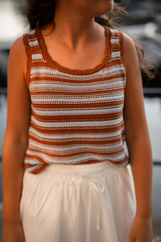 daphne 1599 top blue/brown alicante