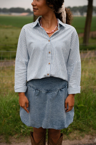 blouse 62-16 stripes blue