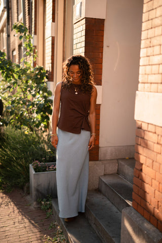 elenza 11568 skirt blue puck