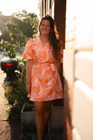 ydence dress kelly orange wedding – foto 2