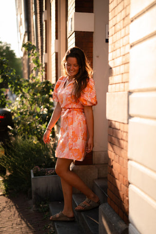 ydence dress kelly orange wedding – foto 4