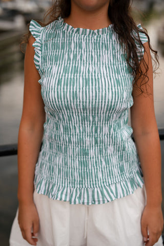 6695 top vert striped rio – foto 2