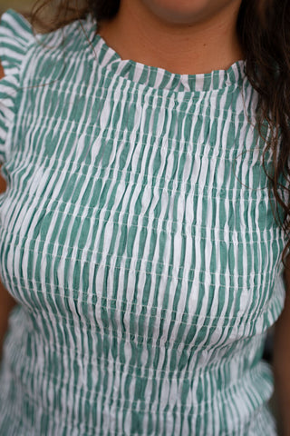 6695 top vert striped rio – foto 3