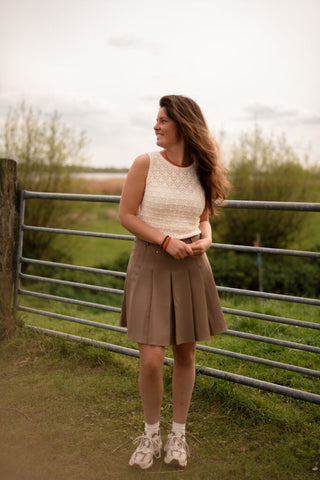 FAV tennis skirt taupe – foto 3