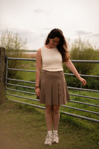 FAV tennis skirt taupe – foto 2