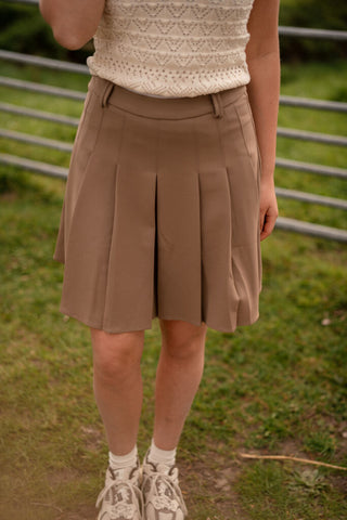 FAV tennis skirt taupe