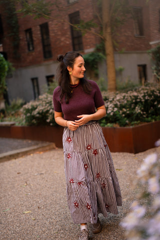 skirt indian block