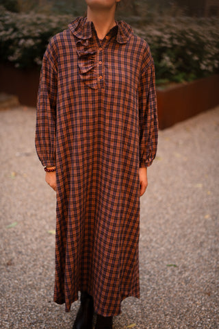dress viola ruffle