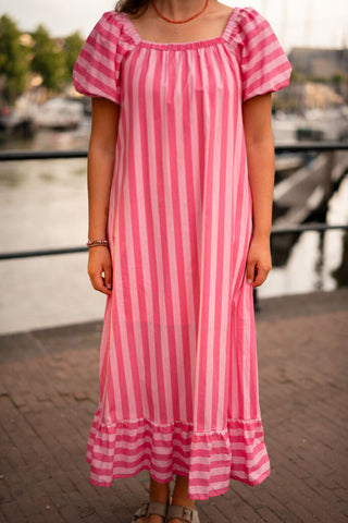 6817 dress zakynthos stripe pink/light – foto 2