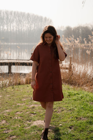 Call dress Elvis sienne rust office 5044 – foto 4