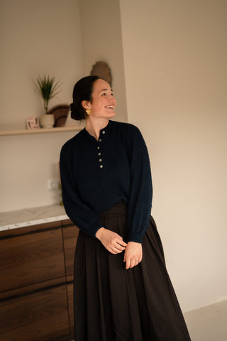 cardigan minne navy