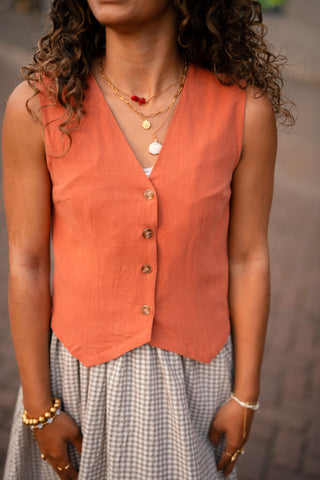 elenza 2899 gilet rust
