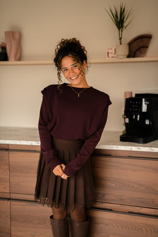 sweater 5996 sylvia bordeaux