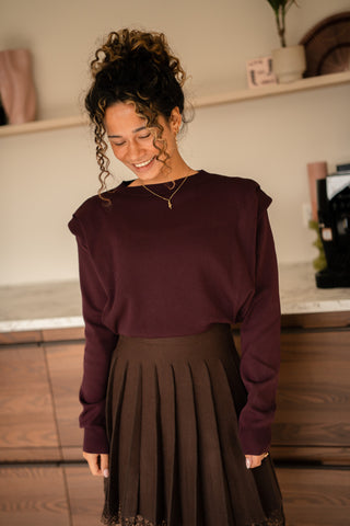 sweater 5996 sylvia bordeaux