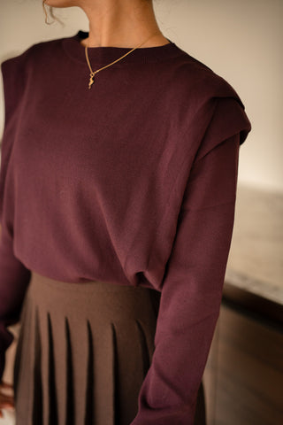 sweater 5996 sylvia bordeaux
