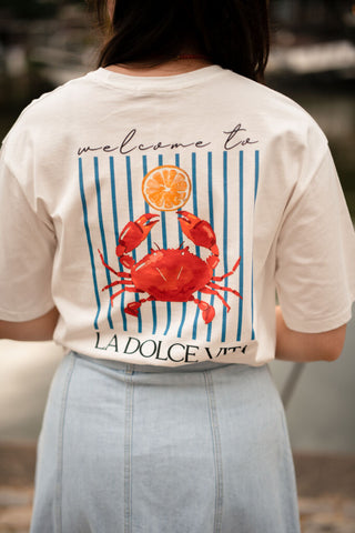 laura tee 66594 white crab