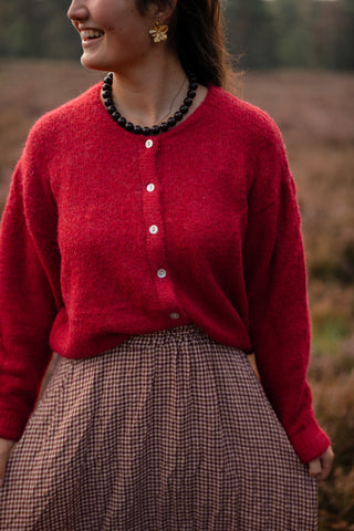 Lola perfect cardigan magenta