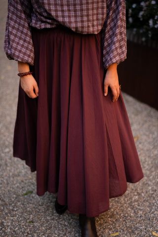 intuition skirt Estel bordeaux