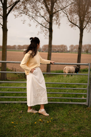 call skirt jamila 8028 blanc