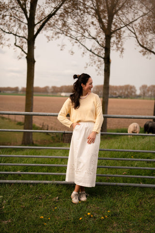 call skirt jamila 8028 blanc – foto 3