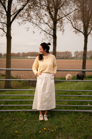 call skirt jamila 8028 blanc – foto 2