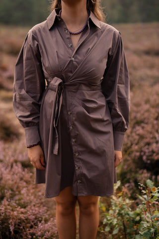 Azzurro dress brown Vera