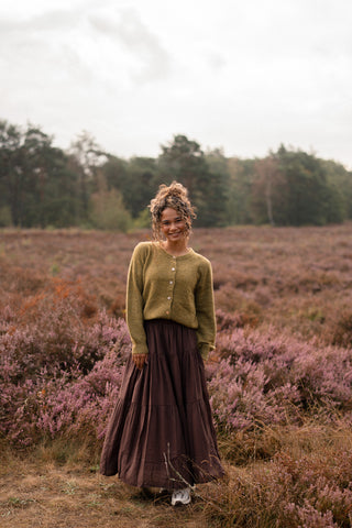 Ydence cardigan eden green
