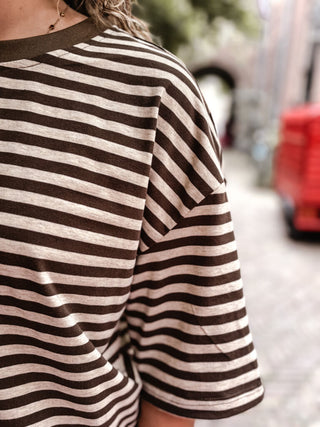 Azzurro 9182 beige/brown tamar shirt – foto 3