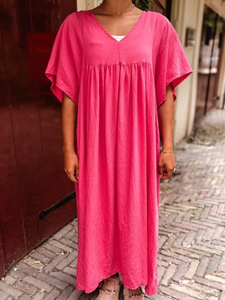 Azzurro 3055 dress long fuchsia sanne – foto 2