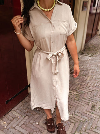 Azzurro 95237 dress bibi beige – foto 2