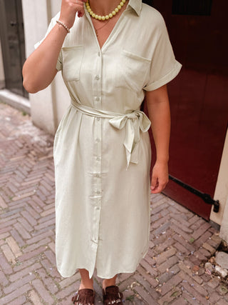 Azzurro 95237 dress bibi green – foto 2