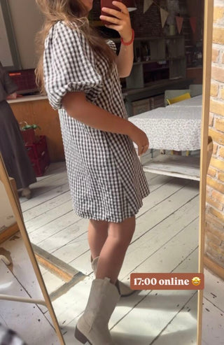 3844-17 block fav dress brown – foto 3