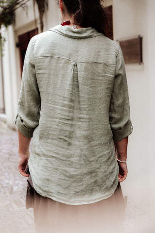 enfola khaki blouse 06998 – foto 8