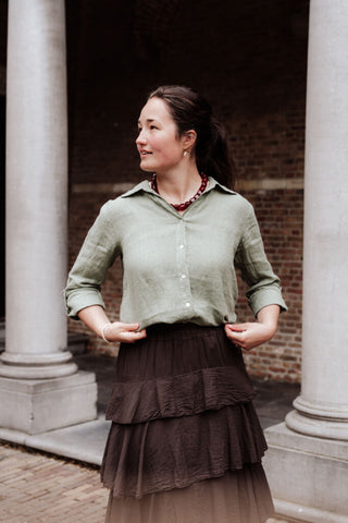 enfola khaki blouse 06998 – foto 3