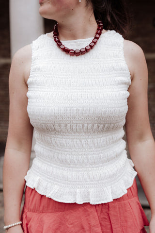 ydence top diana off white