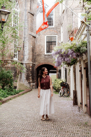 5325 skirt stripe cany brown – foto 6