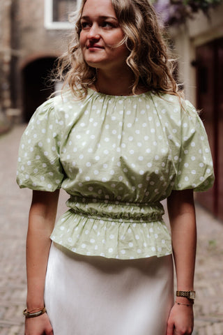 ydence top liselot matcha green