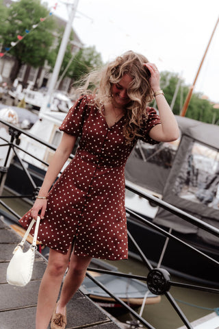 ydence dress amaya brown – foto 4