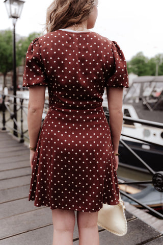 ydence dress amaya brown – foto 3