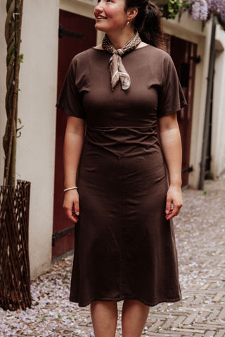 boe dress long flien brown – foto 2