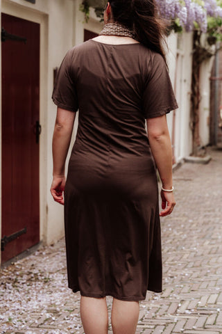 boe dress long flien brown – foto 4