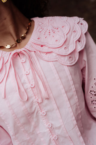 muse blouse 7569 kraag pink – foto 4