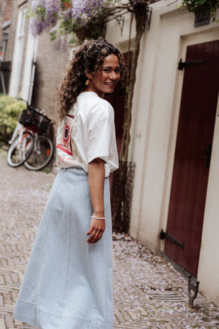 11391 jeans skirt clair – foto 6